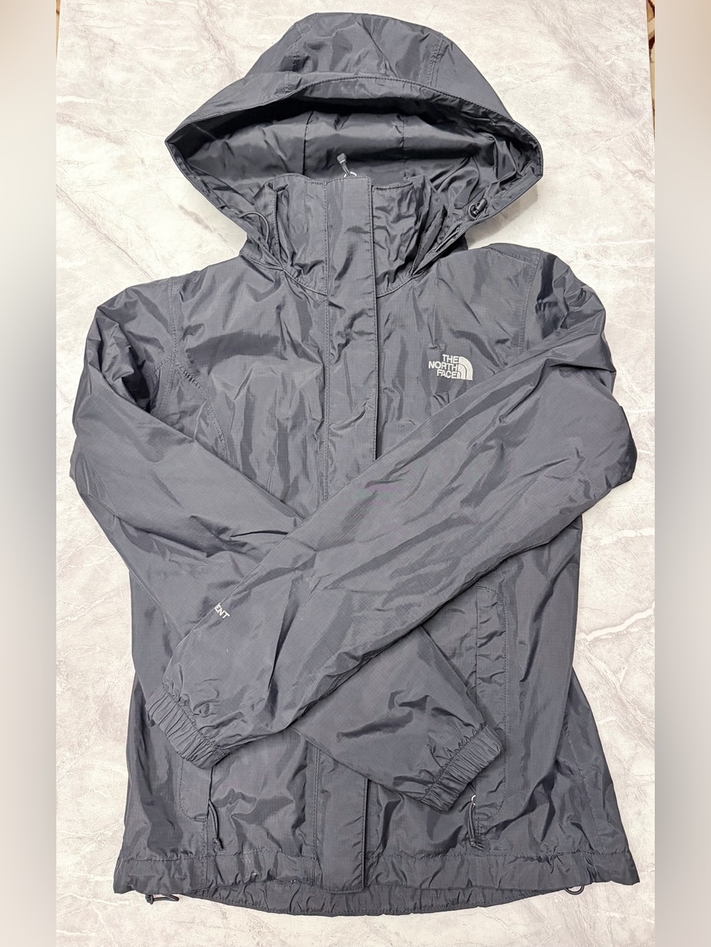 The North Face Woman’s Black Hooded Raincoat